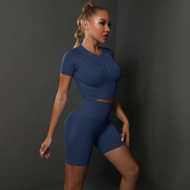 Ruth | Sport Top and Hight Waist Short Suit