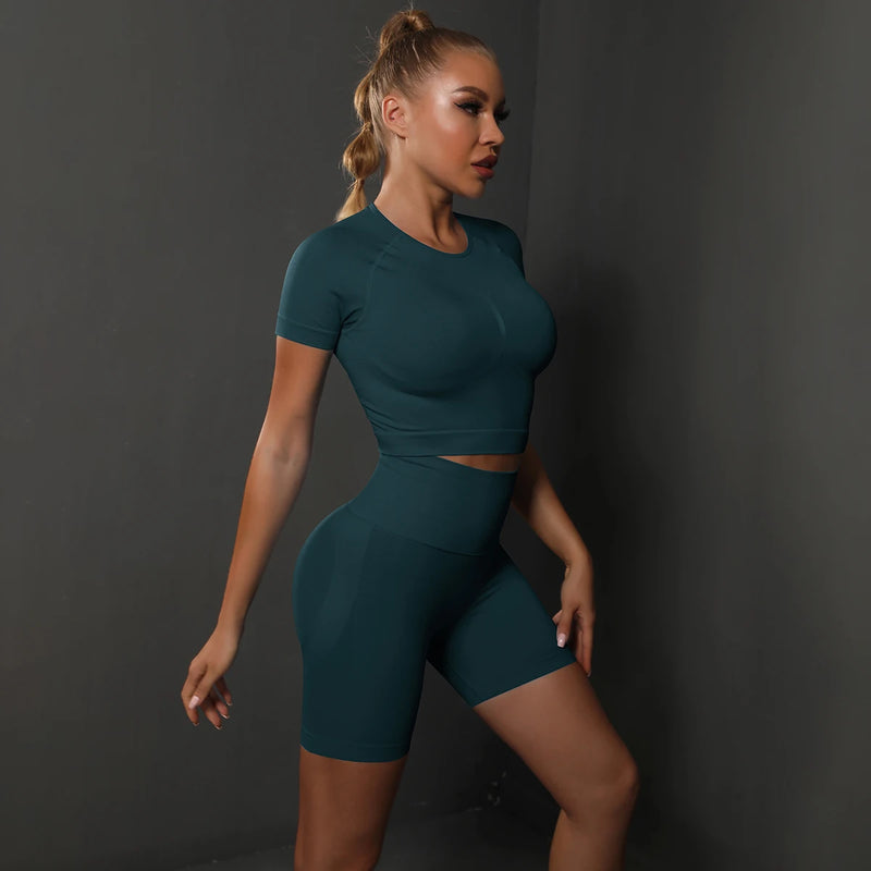 Ruth | Sport Top and Hight Waist Short Suit